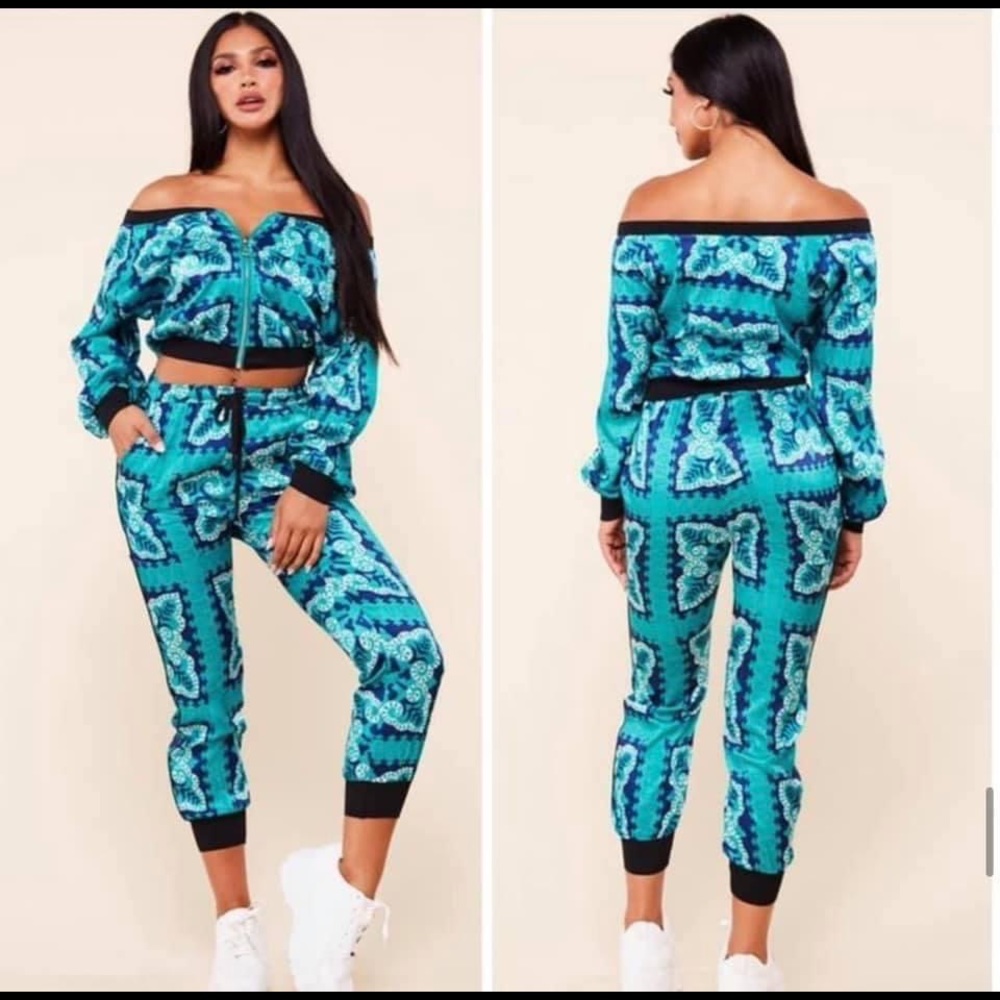 Satin jogger